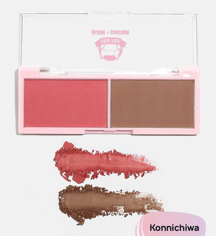 AOA HELLO DUO BLUSH CONTOUR KONNICHIWA