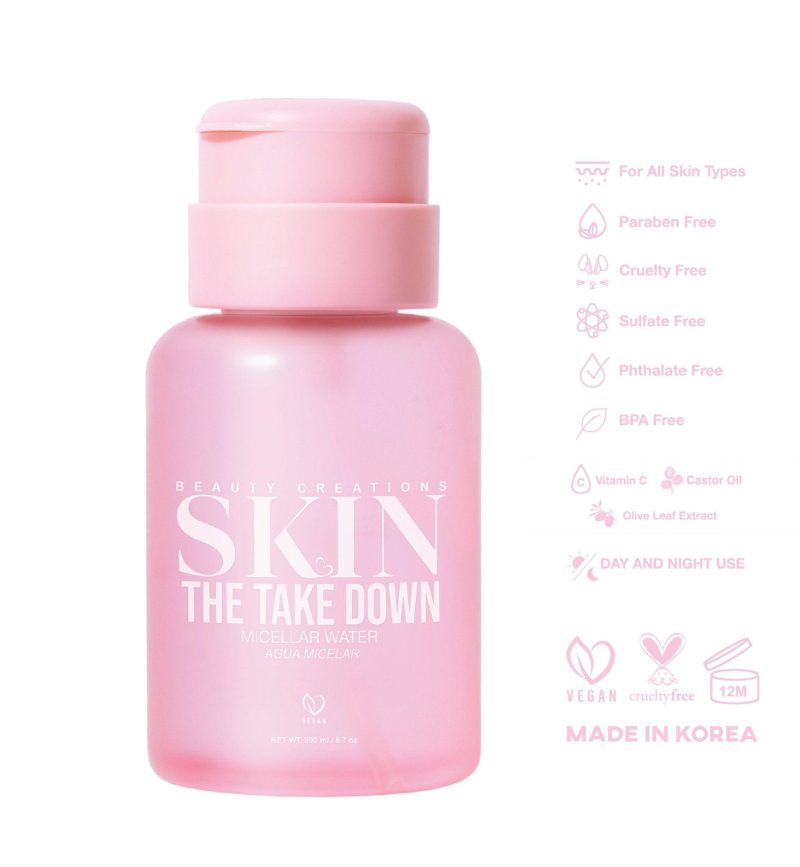 BEAUTY CREATIONS SKIN THE TAKE DOWN MICELLAR WATER