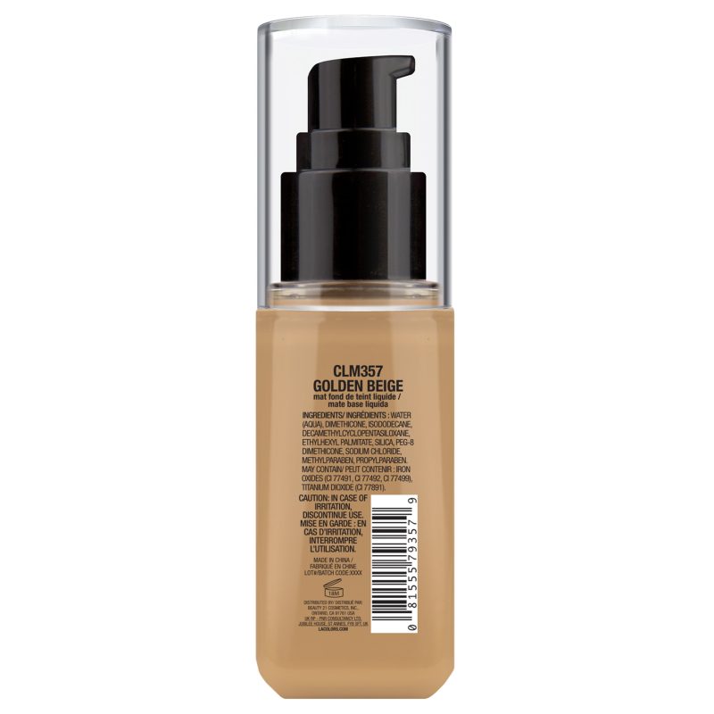 L.A. COLORS TRULY MATTE BASE LIQUIDA CAPPUCCINO