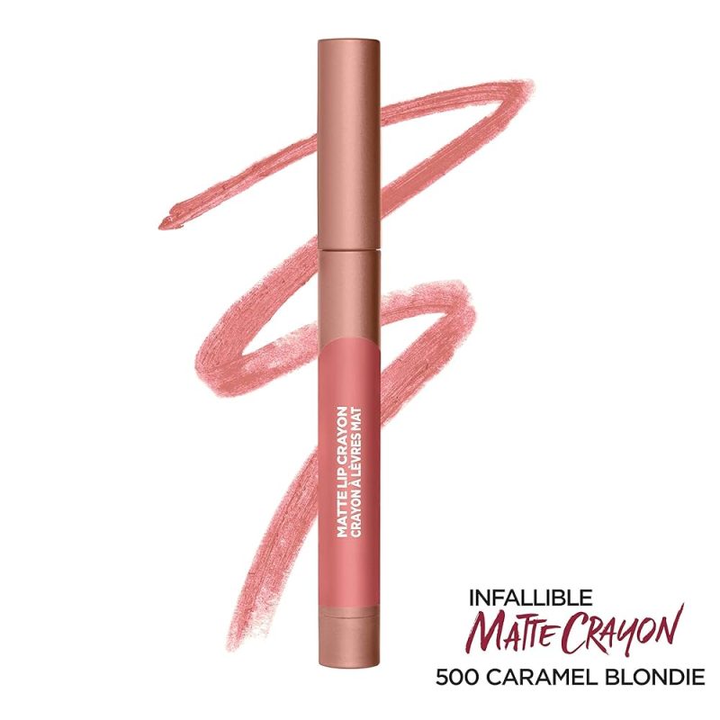 LOREAL MATTE LIP CRAYON 500 CARAMEL