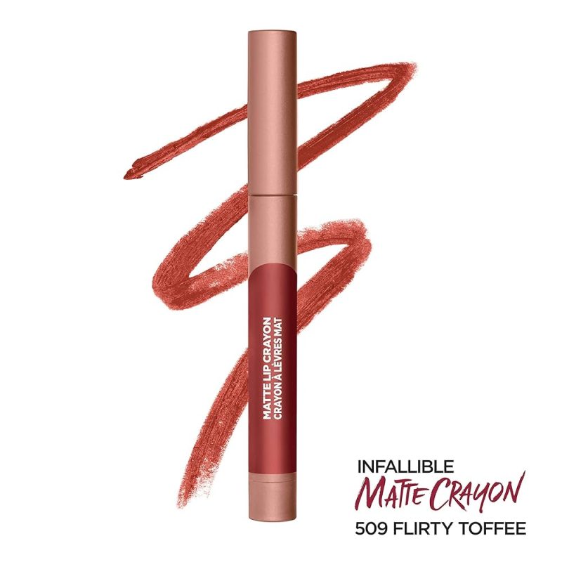 LOREAL MATTE LIP CRAYON 509 TOFFEE