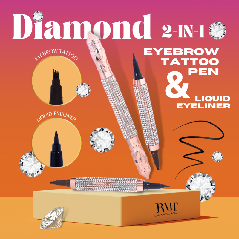 ROMANTIC BEAUTY 2 IN 1 EYEBROW EYELINER