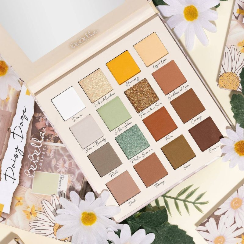 BE BELLA COSMETICS DAISY DAZE PALETTE 16 COLORS